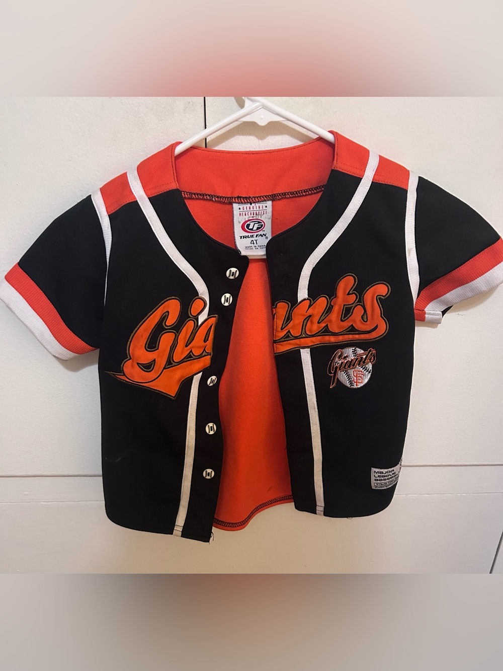San Francisco Giants jersey size BOYS 4T